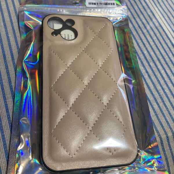 iPhone13 スマホケース キルティング ベージュ ケース iPhone スマホ