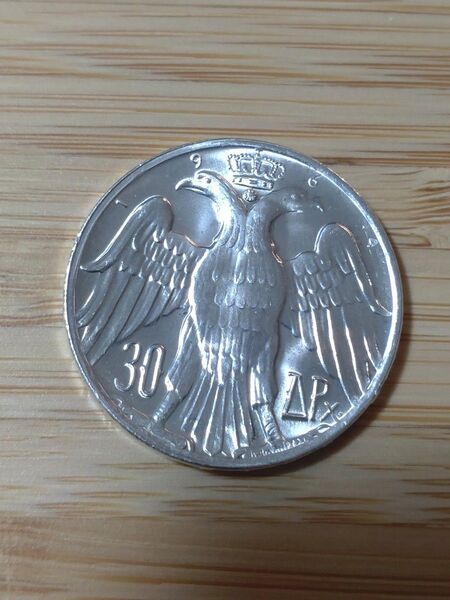 〈本物の銀貨です〉状態よし ギリシャ 30ドラクマ銀貨