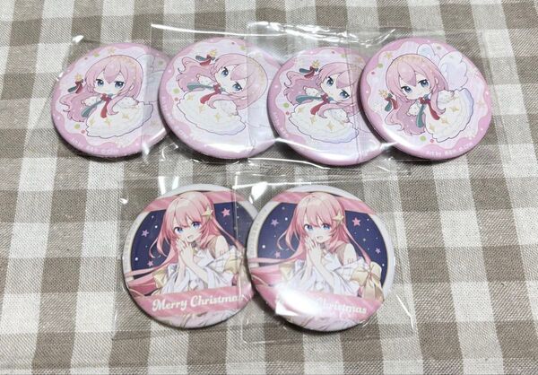 巡音ルカ 初音ミク XmasShop 2023 缶バッジ 等身 SD