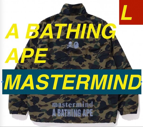 【 BAPE X MMJ 】1ST CAMO RAIN JACKET 6TH L