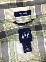 GAP　チェック　半袖　シャツ　M　ギャップ_画像4