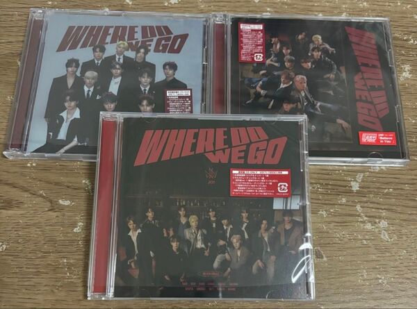 JO1 WHERE DO WE GO 3形態セット