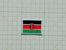 ■ ケニア 国旗 ワッペン 小 アフリカ アフリカ ■ アイロン接着OK_画像1