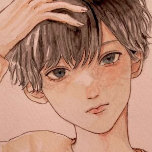 手描きイラスト オリジナル オリジナル手描きイラスト 水彩 創作