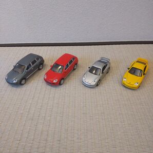REAL-X ポルシェ カイエン、911 1/64 4台セット