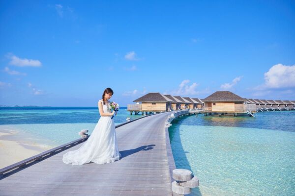 前撮り ドレス+ブーケセット フォトウェディング 結婚式