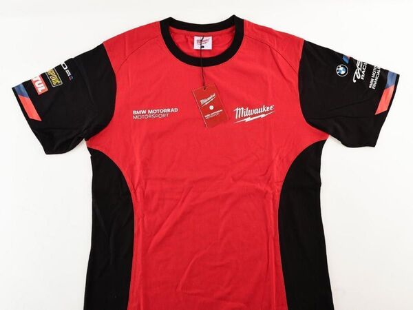 milwaukee BMW Motorsport Tシャツ 赤黒【L】