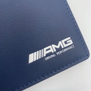 AMG Mercedes メルセデス ロゴ入 紺色 カードケース