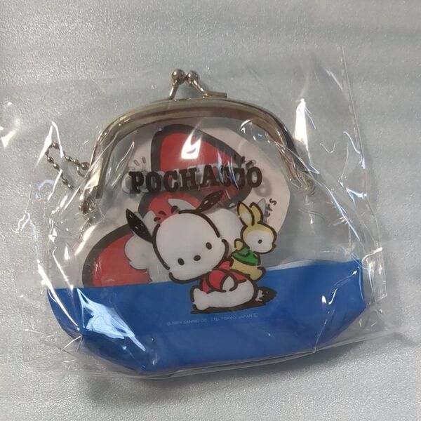 サンリオ 3coins がま口ポーチ ポチャッコ