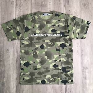 undefeated × a bathing ape グラデーションカモ Tシャツ Mサイズ アンディフィーテッド エイプ ベイプ アベイシングエイプ BAPE camo 20