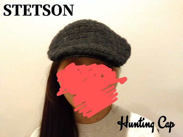 ★極美品/ほぼ未使用 STETSON Zukin Hunting cap ベレー帽 レディース メンズは頭の小さめの方