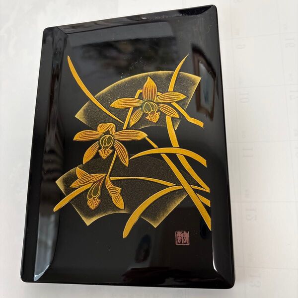 蒔絵 工芸品 住所録アドレス帳 扇面蘭