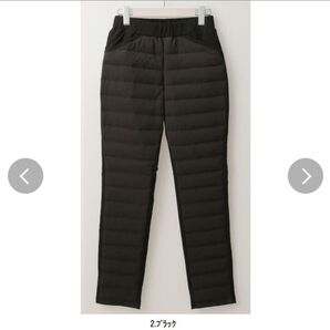 2025ダウンパンツ ブラック3Lサイズ