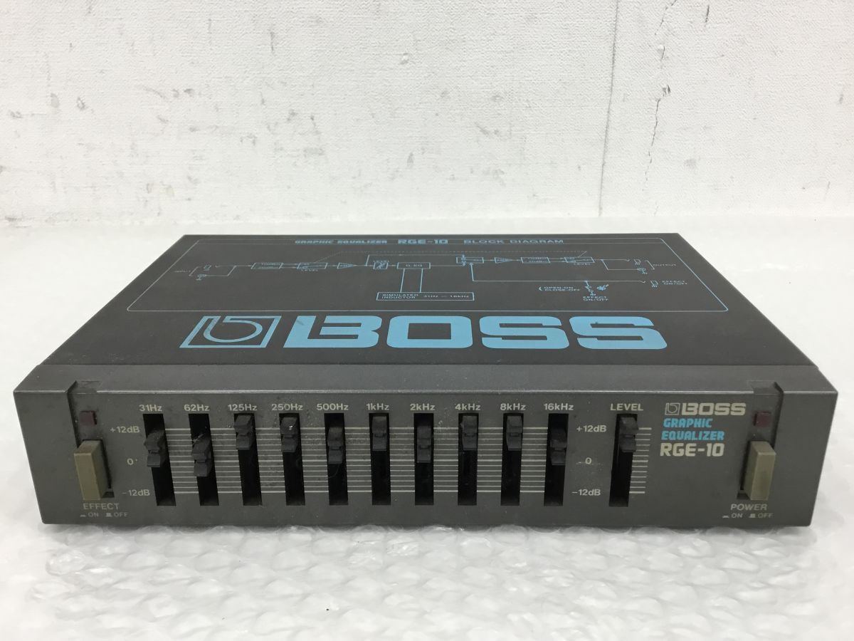 ビンテージエフェクター】BOSS RGE-10 グラフィックイコライザー