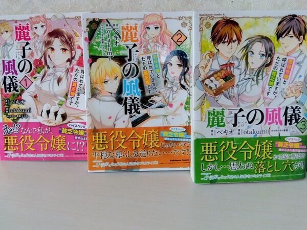 『麗子の風儀 悪役令嬢と呼ばれていますが、ただの貧乏娘です』3巻 セット