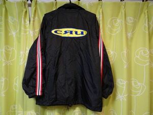 90年代 ビンテージ USA製 CRU クルー ジャケット ジャンバー Lサイズ 黒色 ダンス 当時物