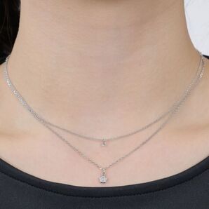 ネックレス マリークヮント mary quant シンプルビジュー ネックレス レディース