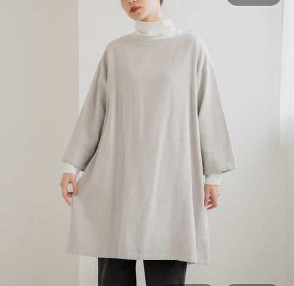 studio CLIP ショルダーボタンチュニックプルオーバー 新品 スタディオクリップ