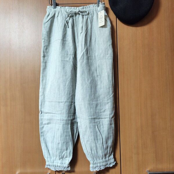 SM2 裾ギャザーレース付きパンツ 新品 サマンサモスモス