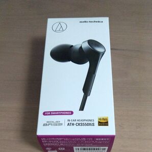 ソリッドベース スマートフォン用インナーイヤーヘッドホン ATH-CKS550XiS BK ブラック空箱のみ