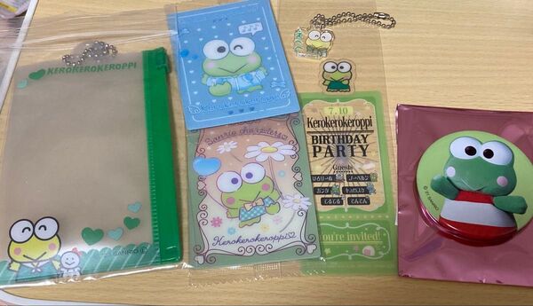 まとめ売り けろけろけろっぴ 缶バッジ ブックマーク ウエハース カード ケース ライブキャラ ハイチュウ アクキー