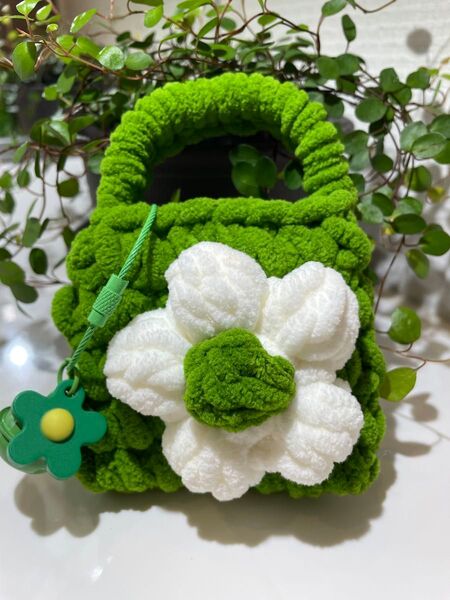 コインケース ミニポーチ イヤホンケース 小銭入れ ハンドメイド 8.5cm/10cm かぎ針編み 編み物編みぐるみ NO.243