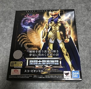  Saint Seiya Myth Cloth EX Scorpion miroSAINTIA SHO COLOR EDITION Saint Seiya se Inte .a sho новый товар не использовался 