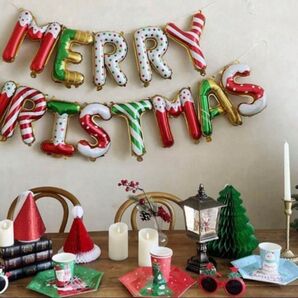 クリスマス クリスマスバルーン パーティー デコレーション キャンディレター