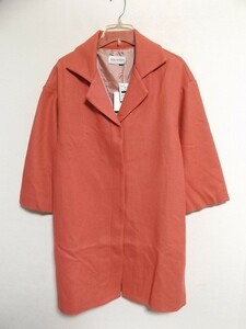 Z7619：未使用定価￥47000 RACHEL ANTONOFF（レイチェル・アントノフ)ロングコート/桃/S