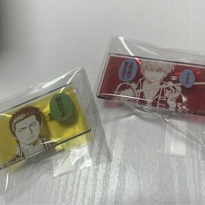 銀魂展 名言アクリルスタンドバッジ 漢 沖田総悟 近藤勲 2点セット