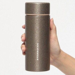 完売品!スタバ☆ステンレスボトルグリッターゴールド