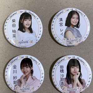乃木坂46 缶バッジ 個別ランダム缶バッジ4個セット