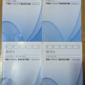 東進 上級 数学ⅠA テキスト 4冊セット 衛生予備校 数学Ⅰ 数学A 東進ハイスクール 大学受験