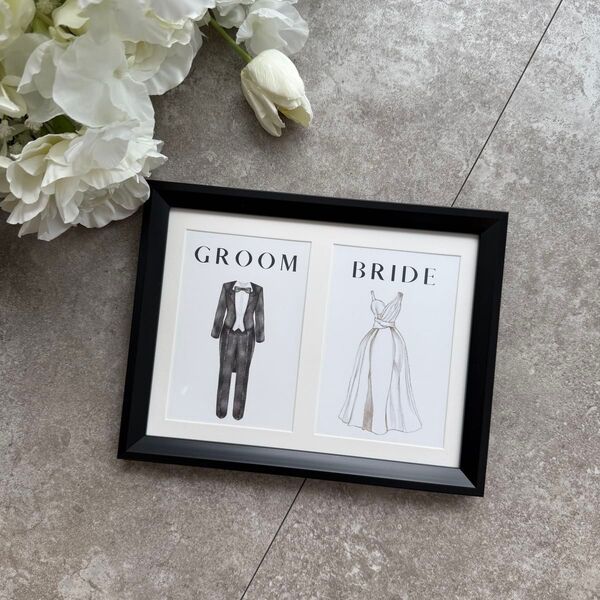 限定値下げ!結婚式 受付サイン タキシード&ドレス ウェルカムスペース