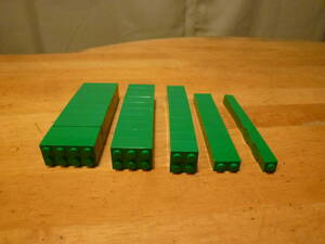 LEGO　ピースの組み合わせ緑