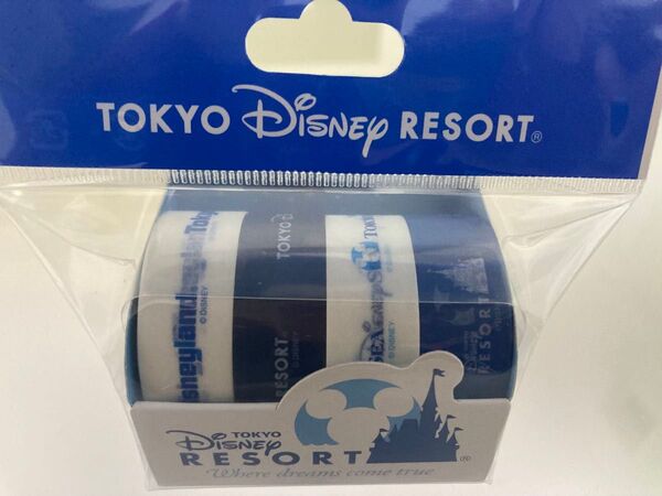 ディズニーリゾート ディズニーランド ディズニーシー マスキングテープ 4本セット 未使用 パーク