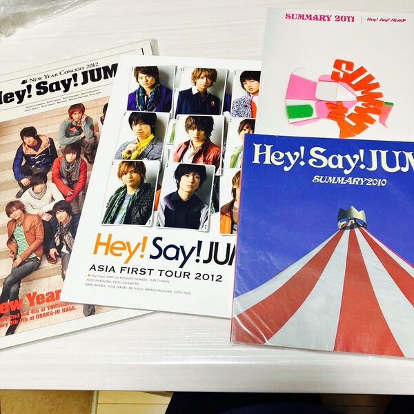 Hey!Say!JUMP ツアーグッズ パンフレット×4 2012 /2012 /2011 /2010