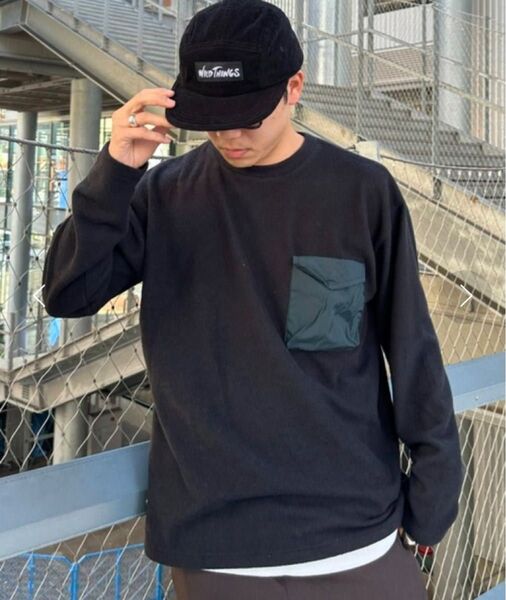 CIAOPANIC TYPY ナイロンポケットカットシャギープルオーバー Mサイズ グレー ¥4,950