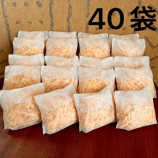 F6 削りたてをお届けします【40袋】国産 ヒノキチップ ひのきおがくず 檜チップ おがくず