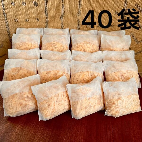 F3 削りたてをお届けします【40袋】国産 ヒノキチップ ひのきおがくず 檜チップ おがくず