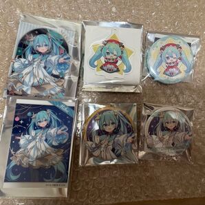 初音ミク Xmas SHOP 2023 缶バッジ.クリアカード.アクキー/クリスマス ココラボ 等身 SD ロフト 木屋町
