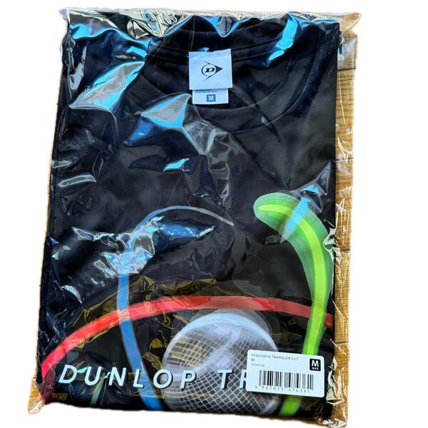 ダンロップ DUNLOP プラクティスシャツTシャツ テニスウェア サイズM 黒 新品未着用 お値下げしました