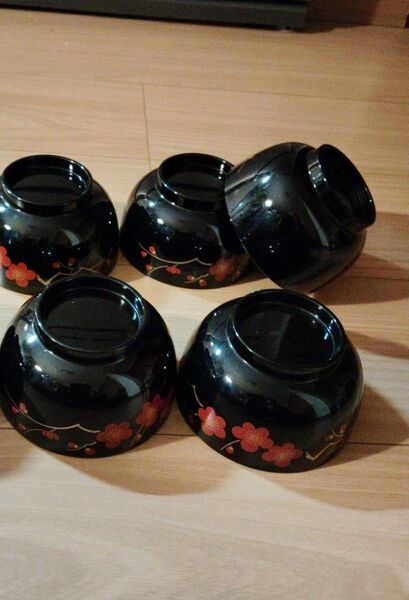 お椀揃 5客セット /御椀 汁椀