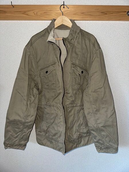 ジャンバー/リバーシブル/チャック欠けてる。チャックだけ買えば直せるかも?サイズXL