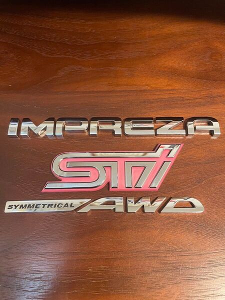 SUBARU スバル インプレッサ STI AWD エンブレム オーナメント