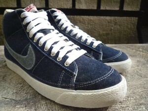 デッドストック NIKE 【BLAZER MID CANVAS】US11 未使用　デニム　29cm