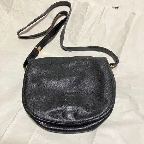 【アンティーク】【LONGCHAMP / ロンシャン】 レザー ショルダーバッグ ヴィンテージ