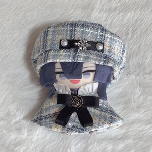 ぬい服 ツイード ブルー