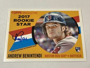 ＜ホワイトソックスと大型契約!!＞■ベニンテンディー(BENINTENDI) 150枚限定 直筆サインルーキーカード(AUTO RC)■2017 TOPPS ARCHIVES 