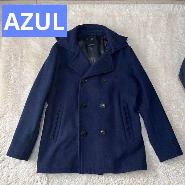 AZUL Pコート ネイビー L ピーコート ダークネイビー